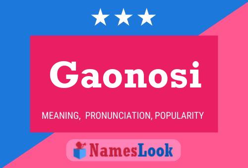 Gaonosi Name Poster