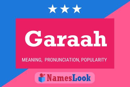 Garaah Name Poster