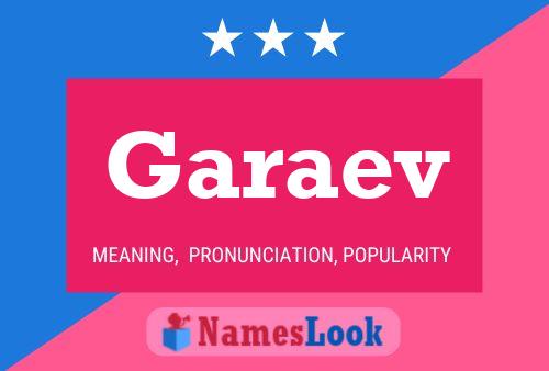 Garaev Name Poster