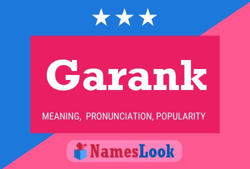 Garank Name Poster