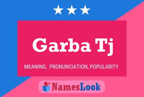 Garba Tj Name Poster