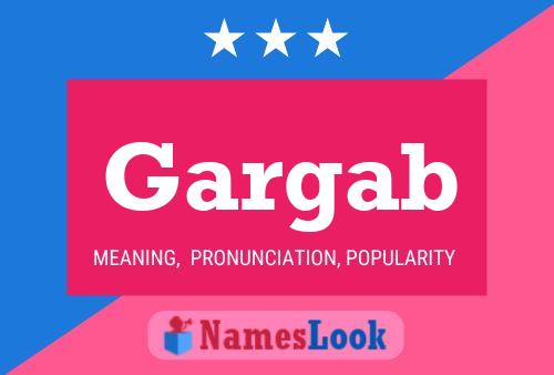 Gargab Name Poster