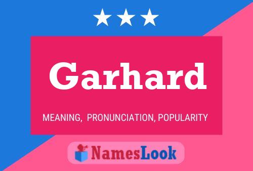 Garhard Name Poster