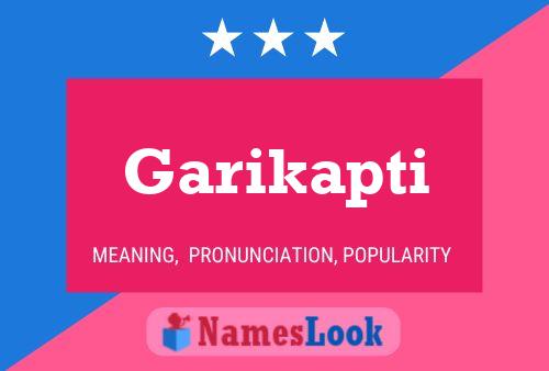 Garikapti Name Poster