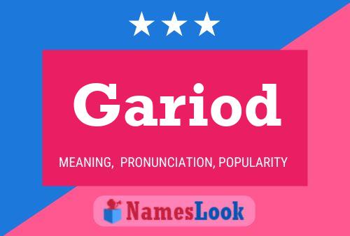 Gariod Name Poster