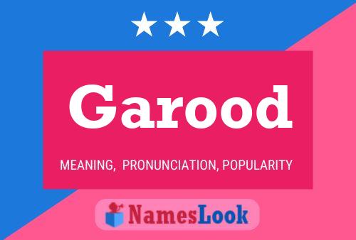 Garood Name Poster