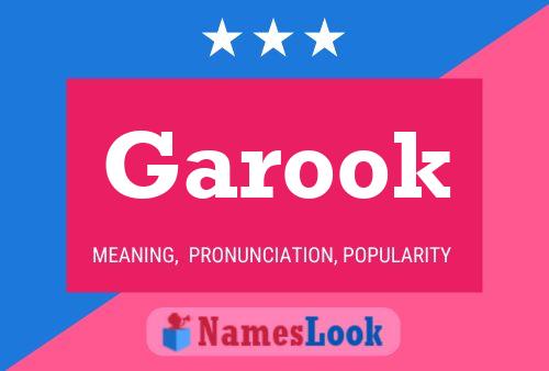 Garook Name Poster