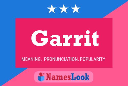 Garrit Name Poster