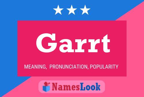 Garrt Name Poster