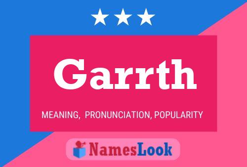 Garrth Name Poster