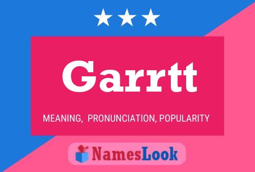 Garrtt Name Poster