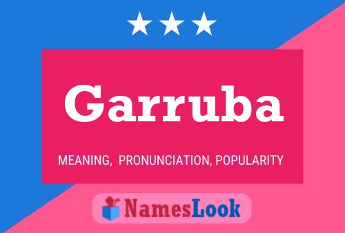 Garruba Name Poster