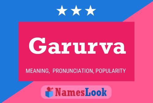 Garurva Name Poster