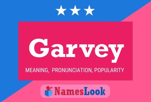 Garvey Name Poster