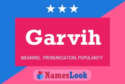 Garvih Name Poster