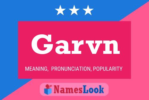 Garvn Name Poster