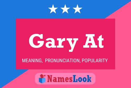 Gary At Name Poster