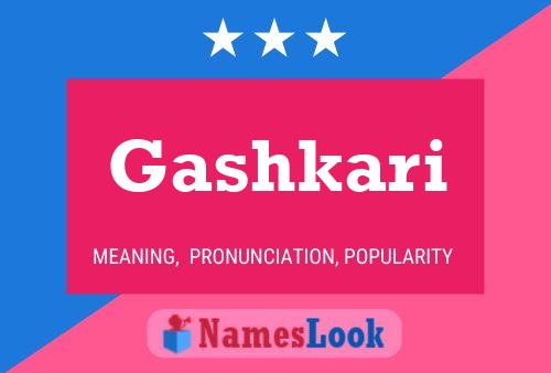 Gashkari Name Poster