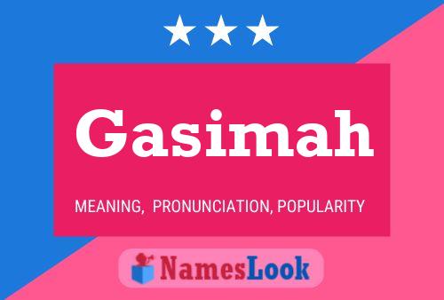 Gasimah Name Poster