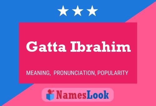 Gatta Ibrahim Name Poster