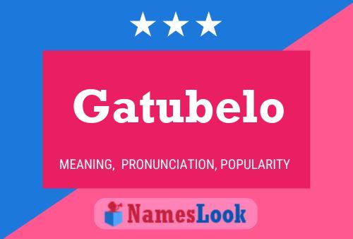 Gatubelo Name Poster