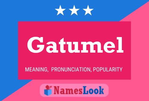 Gatumel Name Poster