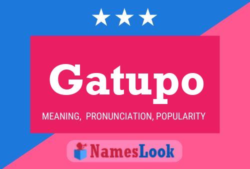 Gatupo Name Poster