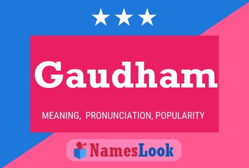 Gaudham Name Poster