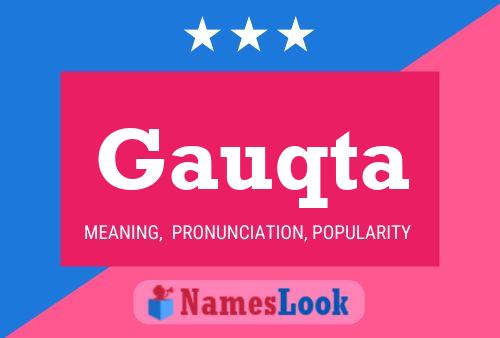 Gauqta Name Poster