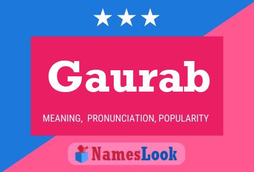 Gaurab Name Poster