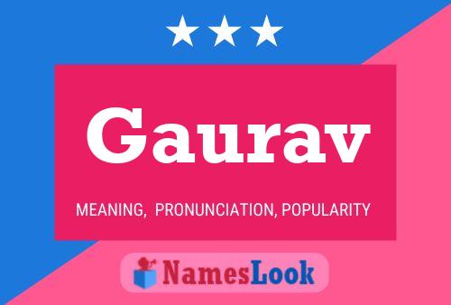 Gaurav Name Poster