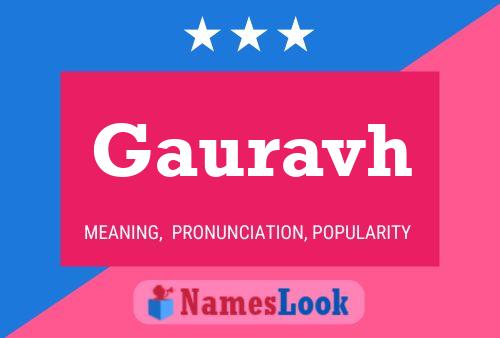 Gauravh Name Poster