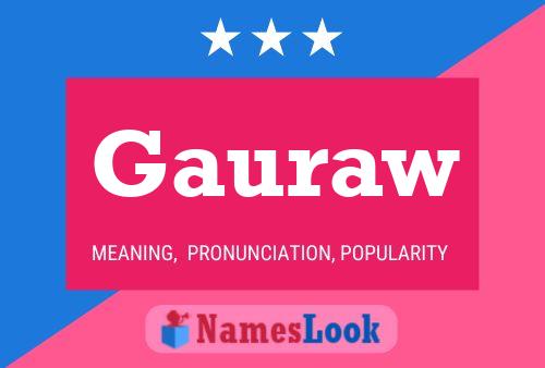 Gauraw Name Poster