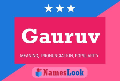 Gauruv Name Poster