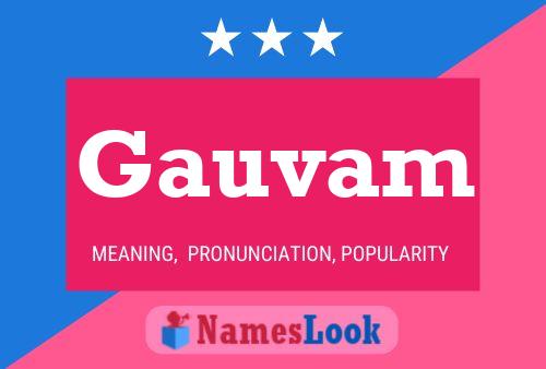 Gauvam Name Poster