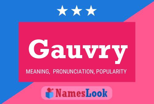 Gauvry Name Poster