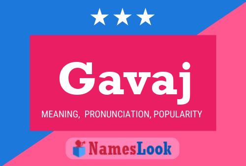 Gavaj Name Poster