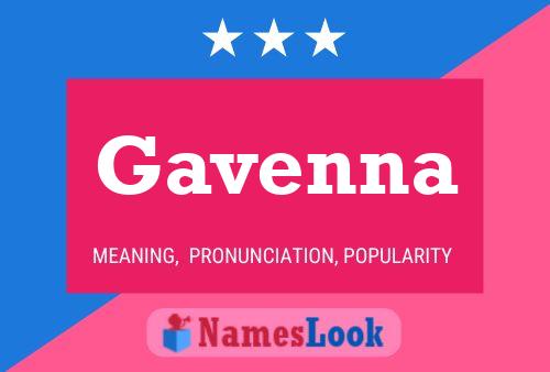 Gavenna Name Poster