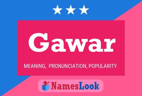 Gawar Name Poster