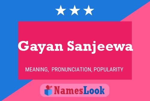 Gayan Sanjeewa Name Poster