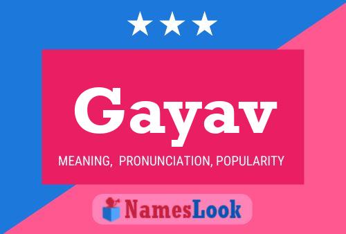 Gayav Name Poster