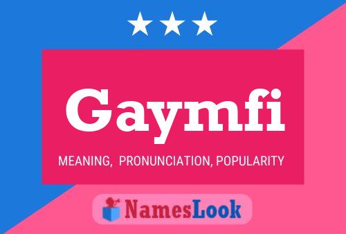 Gaymfi Name Poster