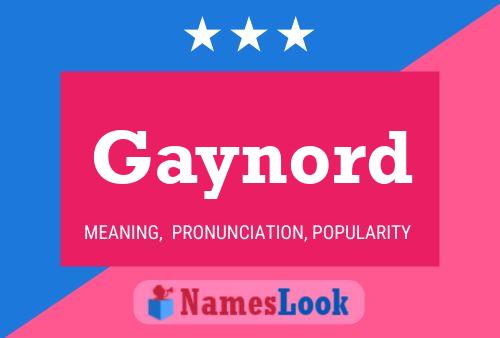 Gaynord Name Poster