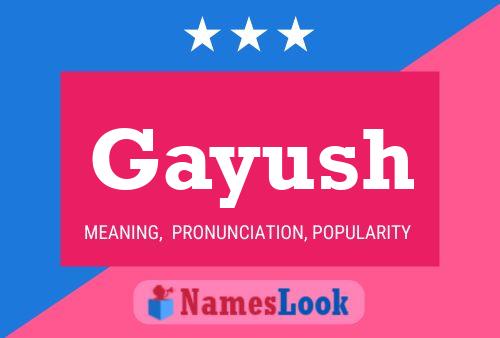 Gayush Name Poster