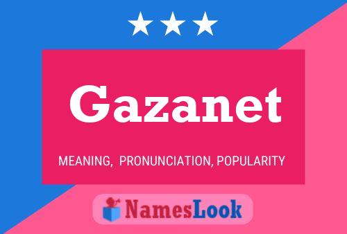 Gazanet Name Poster