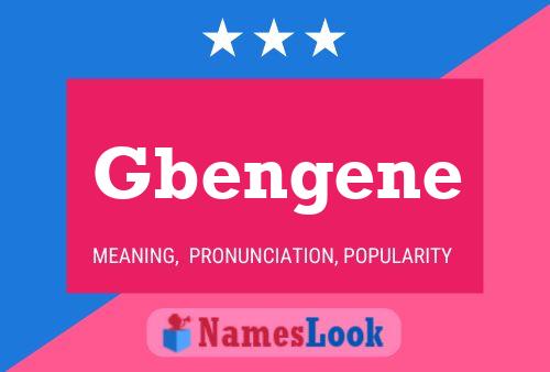 Gbengene Name Poster