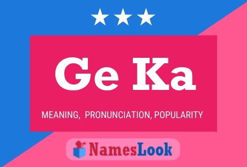 Ge Ka Name Poster