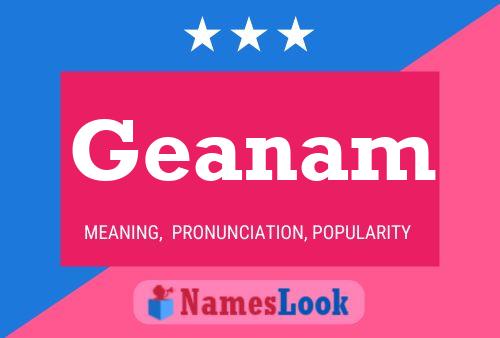 Geanam Name Poster