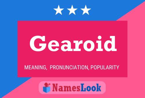 Gearoid Name Poster