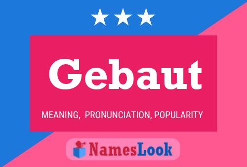 Gebaut Name Poster